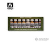 Vallejo 70124 Face/Skin Colors Paint Set 8-Colors 17Ml