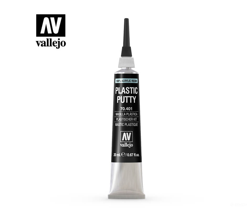 Vallejo 70401 Plastic Putty 20 Ml Tube Glue Adhesives