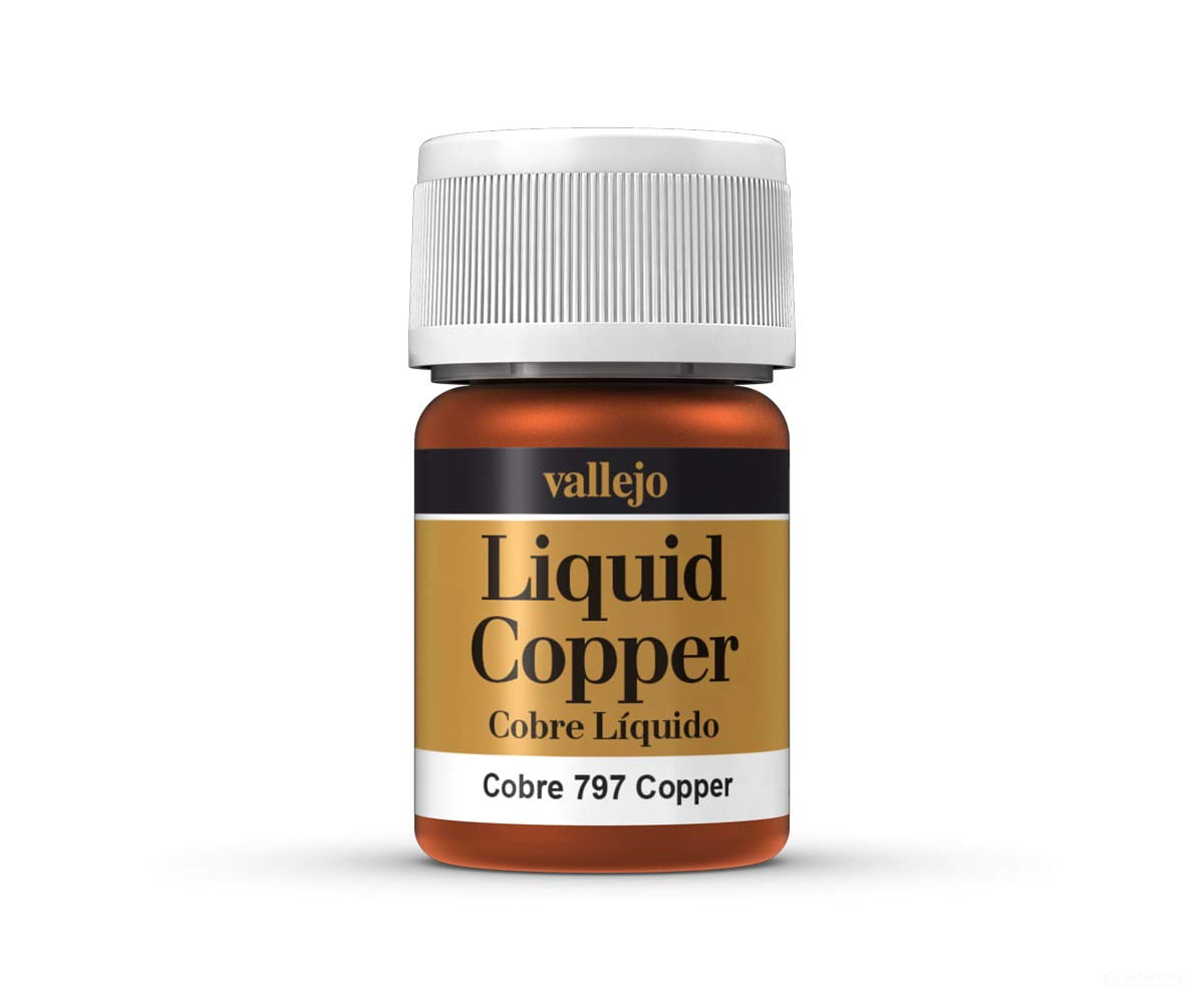 Vallejo 70797 - Liquid Metal - 35ML - Copper Paint