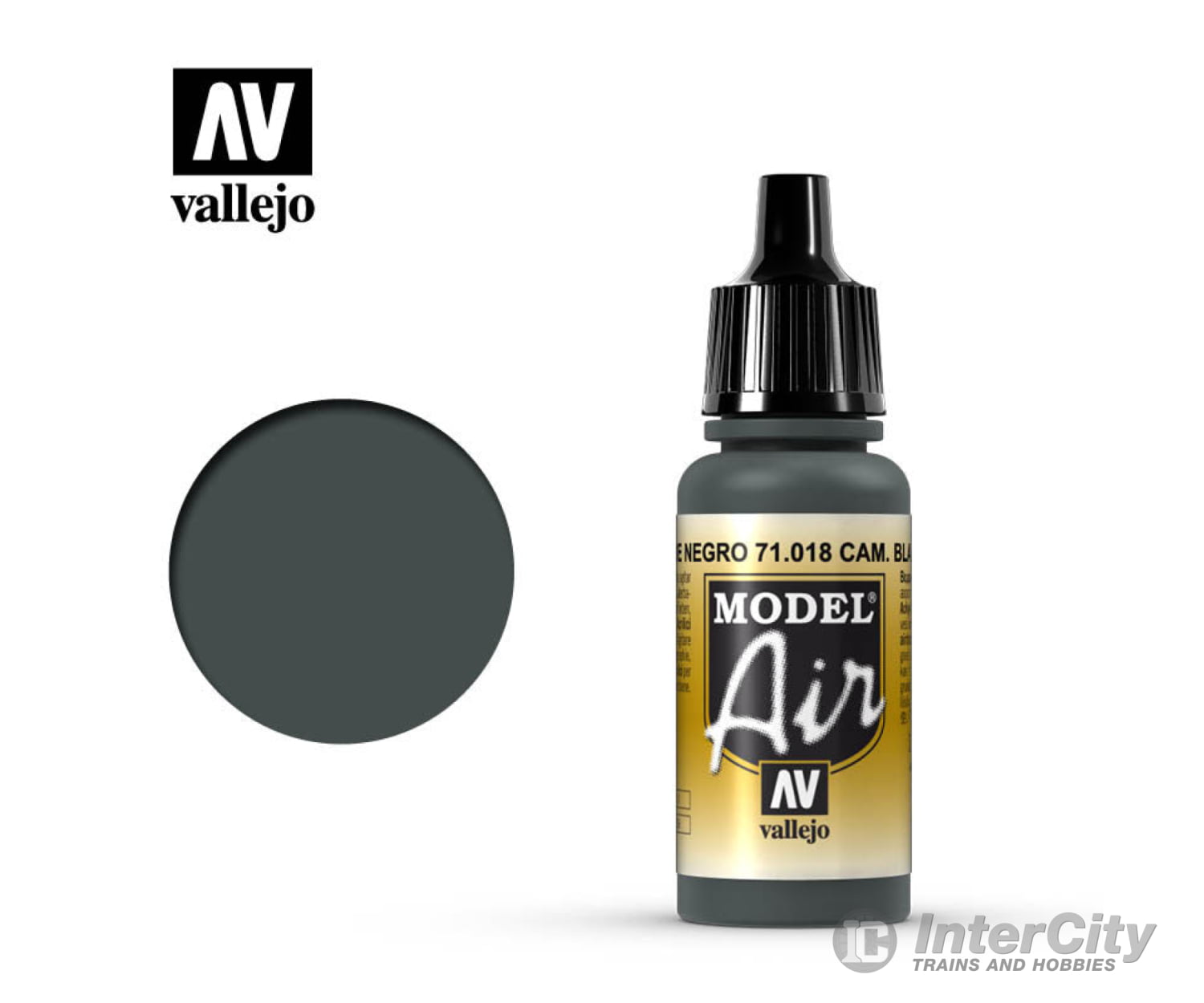 Vallejo 71.018 Model Air Black Green 17ml - Default Title (CH-940-71018)