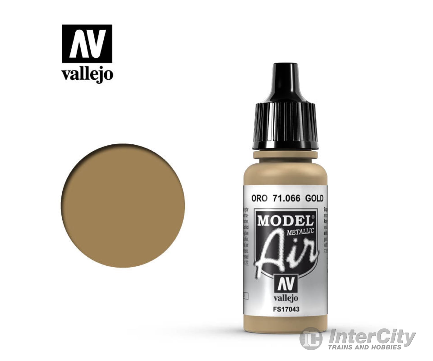 Vallejo 71.066 Model Air Gold (Metallic) FS17043 17ml - Default Title (CH-940-71066)