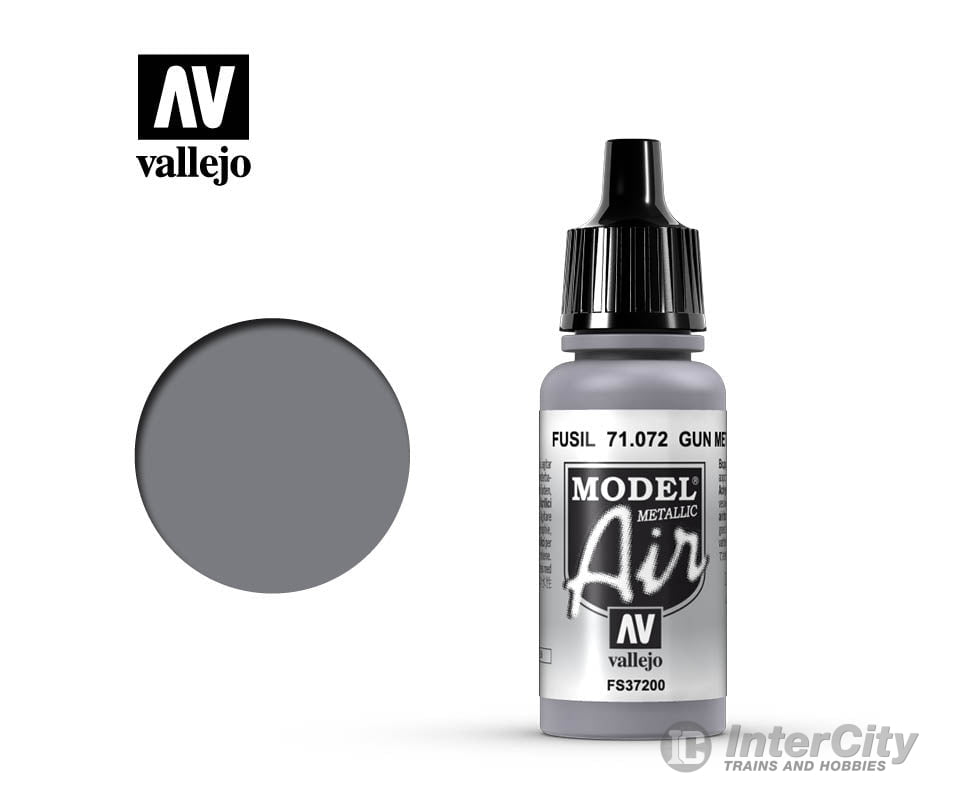 Vallejo 71.072 Model Air Gunmetal (Metallic) FS37200 17ml - Default Title (CH-940-71072)