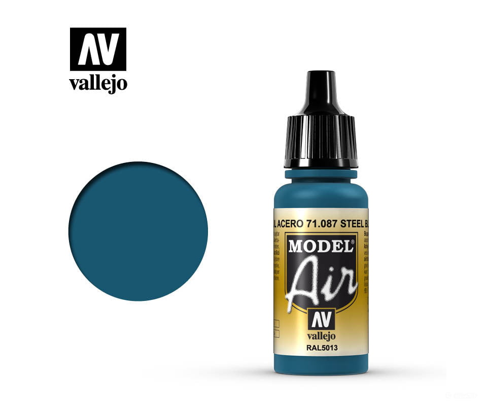 Vallejo 71.087 Model Air Steel Blue RAL5013 17ml - Default Title (CH-940-71087)
