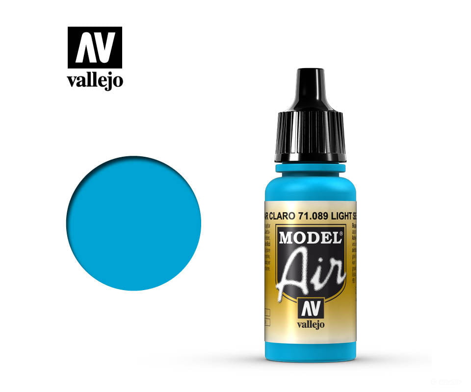 Vallejo 71.089 Model Air Light Sea Blue 17ml - Default Title (CH-940-71089)