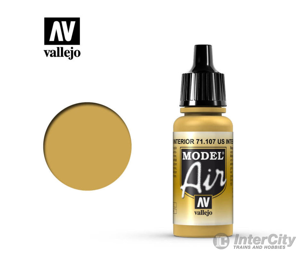 Vallejo 71.107 Model Air Us Interior Yellow 17ml - Default Title (CH-940-71107)