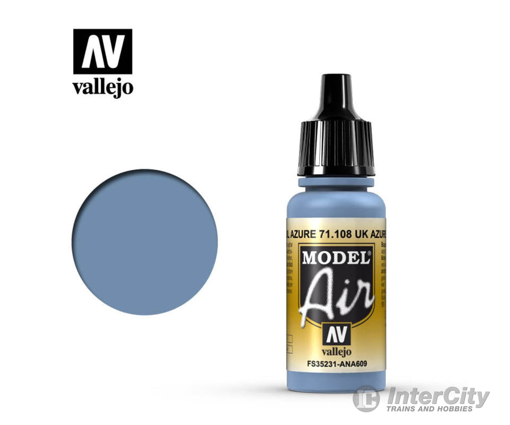 Vallejo 71.108 Model Air Uk Azure Blue FS35231 ana609 17ml - Default Title (CH-940-71108)