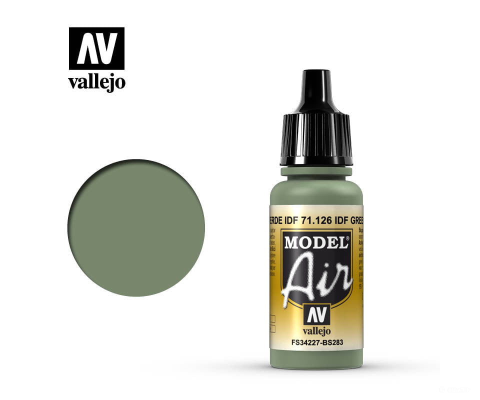 Vallejo 71.126 Model Air Idf/Iaf Green FS34227 bs283 17ml - Default Title (CH-940-71126)