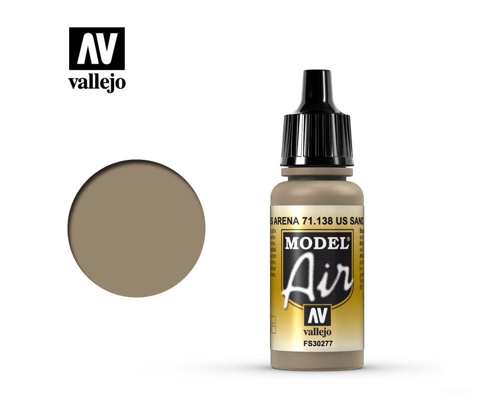 Vallejo 71.138 Model Air Us Sand FS30277 17ml - Default Title (CH-940-71138)