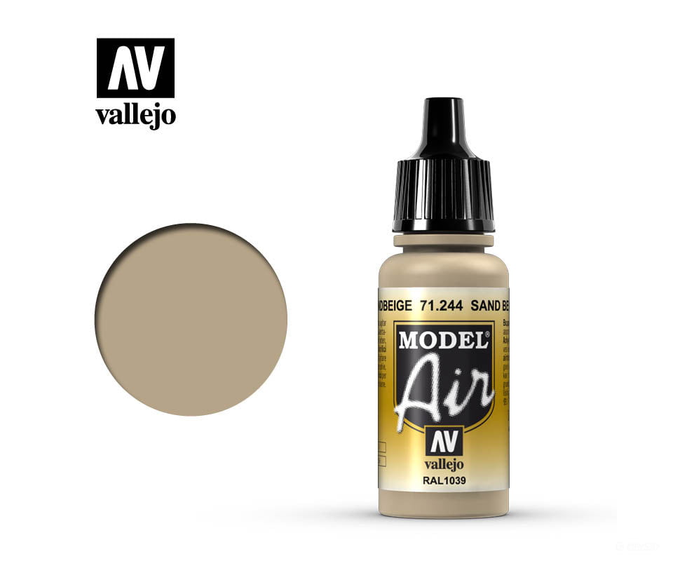 Vallejo 71.244 Model Air Sand Beige RAL1039 17ml - Default Title (CH-940-71244)
