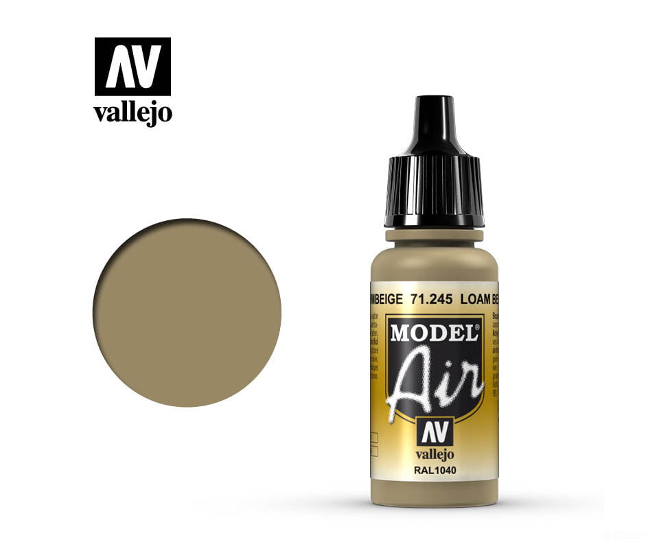 Vallejo 71.245 Model Air Loam Beige RAL1040 17ml - Default Title (CH-940-71245)