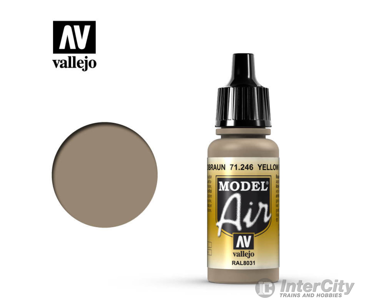 Vallejo 71.246 Model Air Yellow Brown 17ml - Default Title (CH-940-71246)