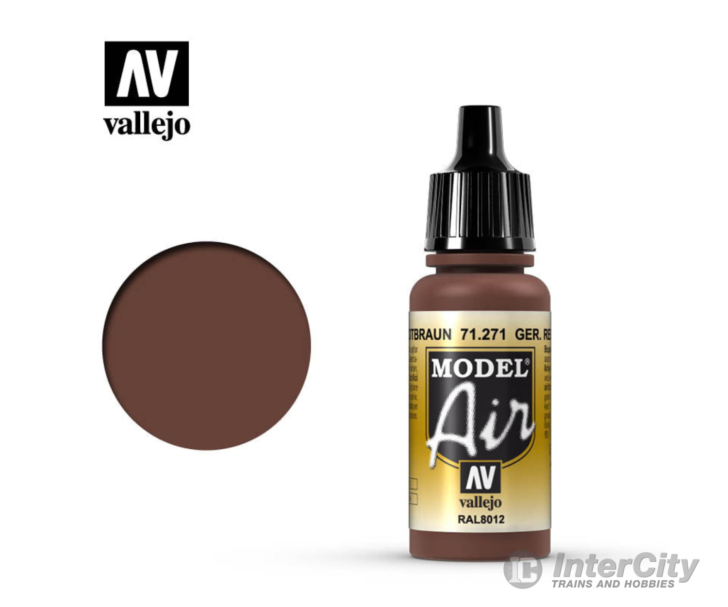 Vallejo 71.271 Model Air German Red Brown RAL8012 17ml - Default Title (CH-940-71271)