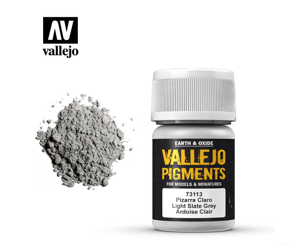 Vallejo 73.113 Light Slate Grey Pigment 30Ml Weathering