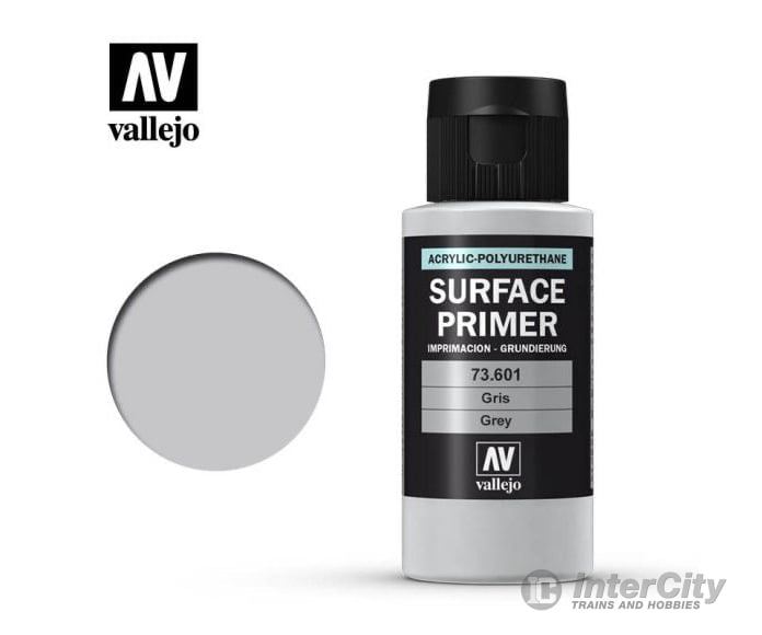Vallejo 73.601 Grey Primer - Acrylic-Poliurethan 60ml - Default Title (CH-940-73601)