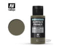 Vallejo 73.608 Surface Primer - Acrylic- u.s. Olive Drab - 60ml - Default Title (CH-940-73608)