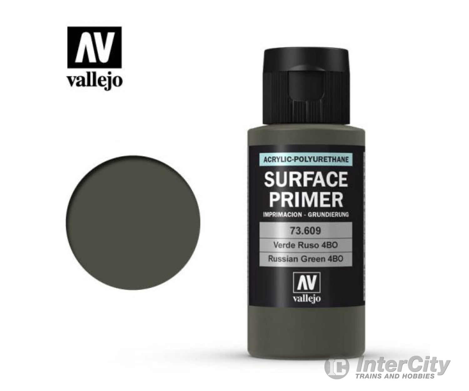 Vallejo 73.609 Surface Primer - Acrylic- Russian Green - 60ml - Default Title (CH-940-73609)