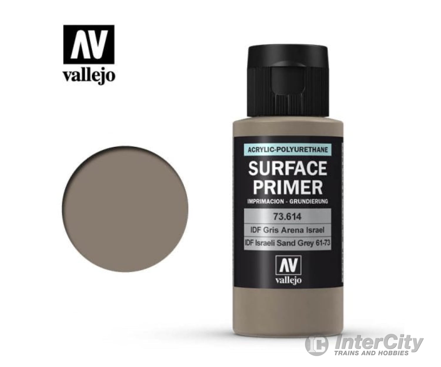 Vallejo 73.614 Surface Primer - Acrylic- Idf Israeli Sand Grey fs30372 - 60ml - Default Title (CH-940-73614)