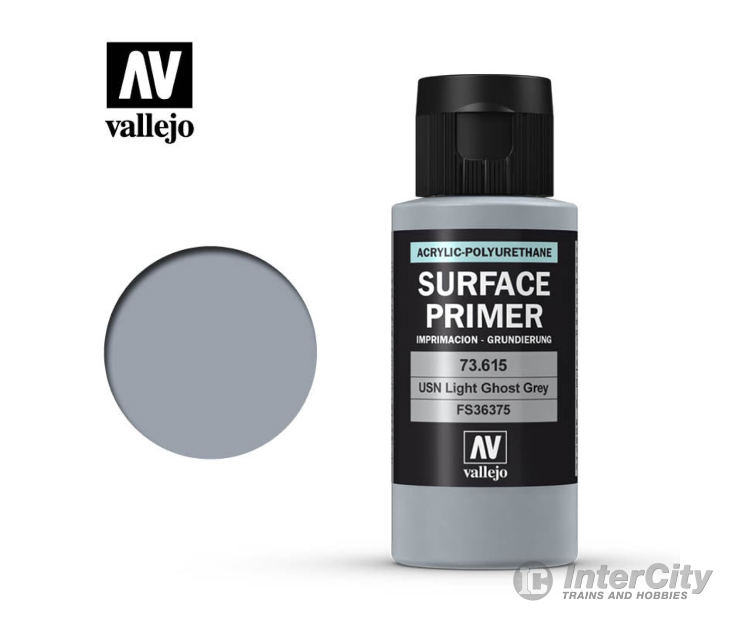 Vallejo 73.615 Surface Primer - Acrylic- Usn Light Ghost Grey fs36375 - 60ml - Default Title (CH-940-73615)