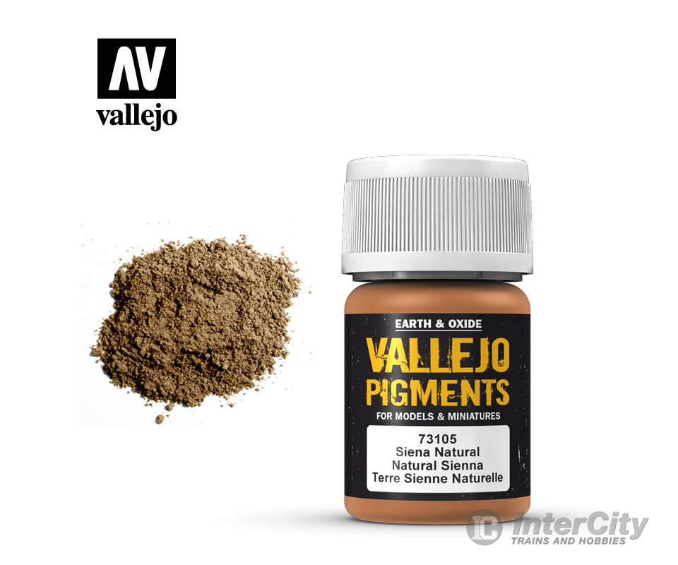 Vallejo 73105 Natural Siena Pigment 30Ml Weathering