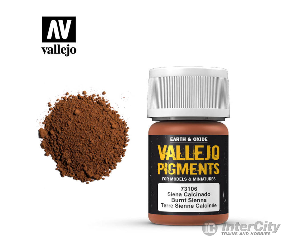 Vallejo 73106 Burnt Siena Pigment 30Ml Weathering