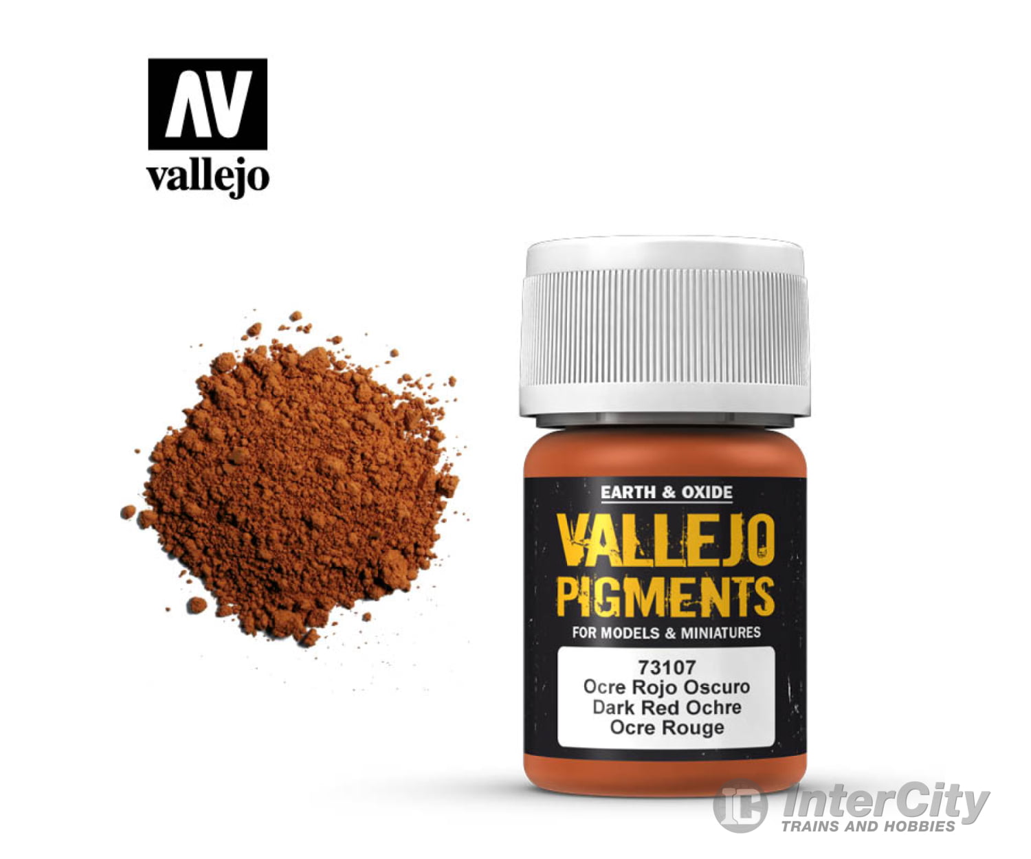 Vallejo 73107 Pigments 73.107 Dark Red Ochre Weathering