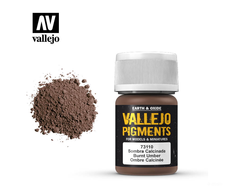 Vallejo 73110 Burnt Umber Pigment 30Ml Weathering