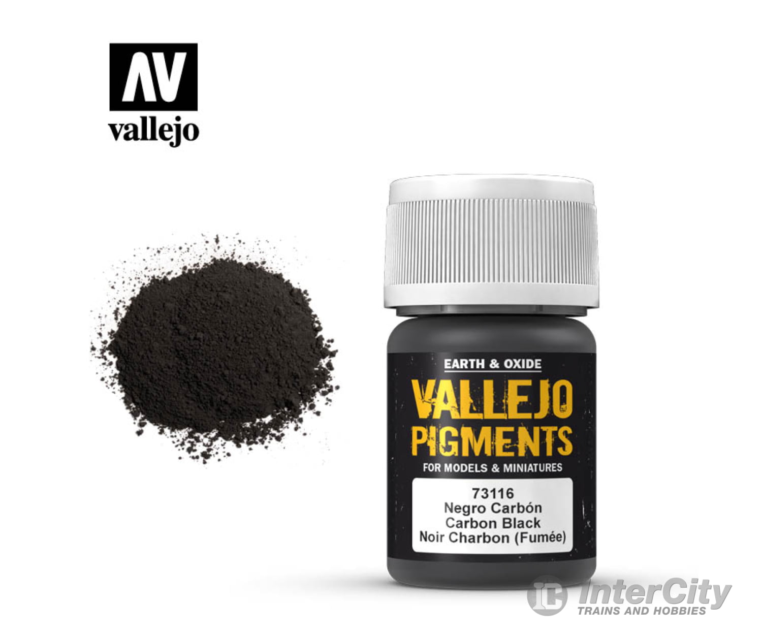 Vallejo 73116 73.116 Pigments Carbon Black / Smoke Weathering