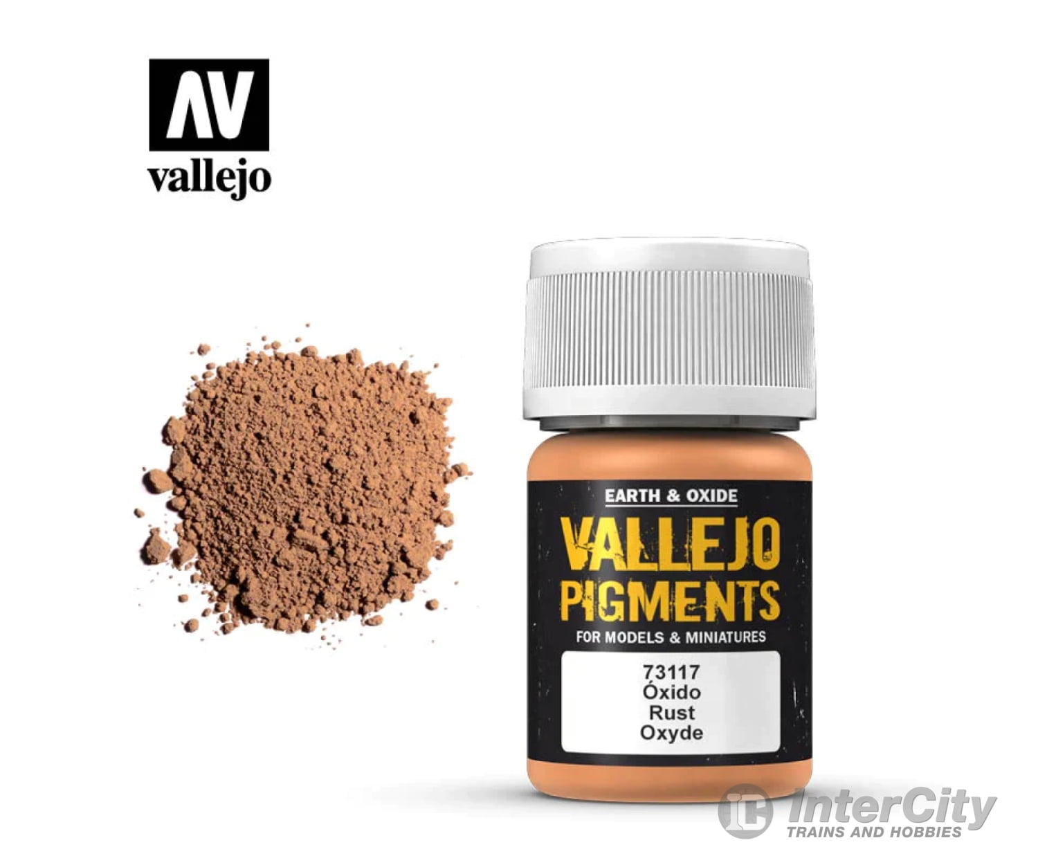 Vallejo 73117 Rust Oxide Pigment 30Ml Weathering