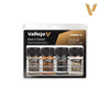Vallejo 73192 Pigment Set - Stone and Cement (4 x 35ml) - Weathering