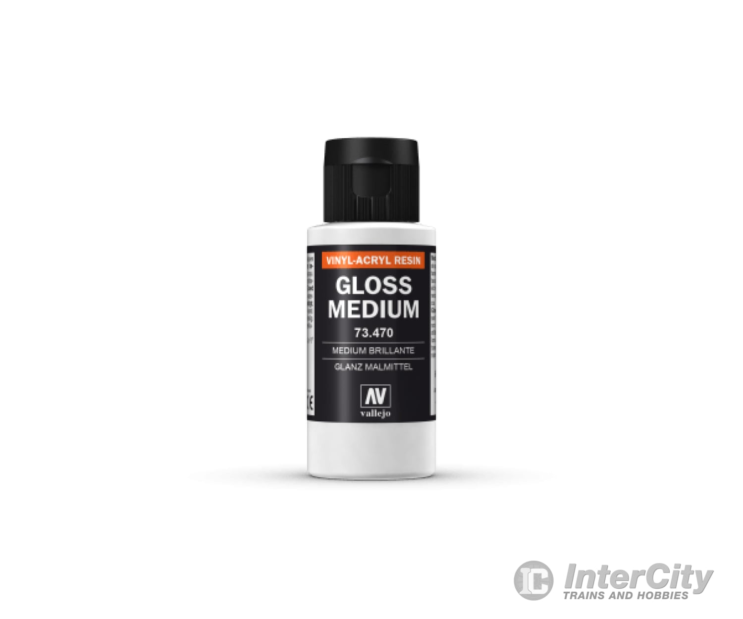 Vallejo 73470 Gloss Medium Vinyl Acrylic Resin Auxiliary 60Ml Bottle 73.470 Paint