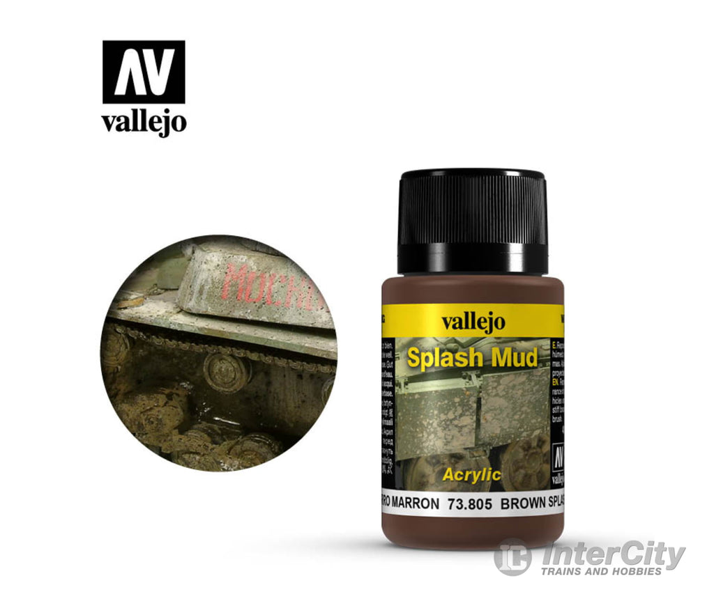 Vallejo 73805 Weathering Effect 73.805 Brown Splash Mud