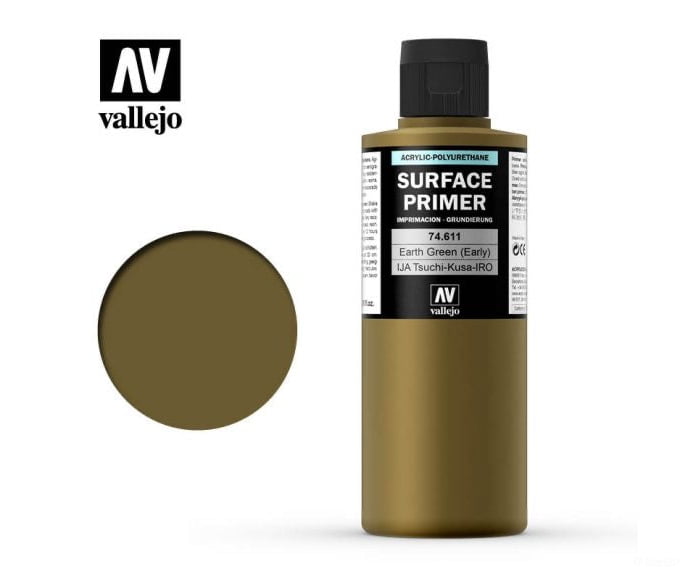 Vallejo 74.611 Surface Primer - Acrylic- Ija Tutikusa-Iro - 200ml - Default Title (CH-940-74611)