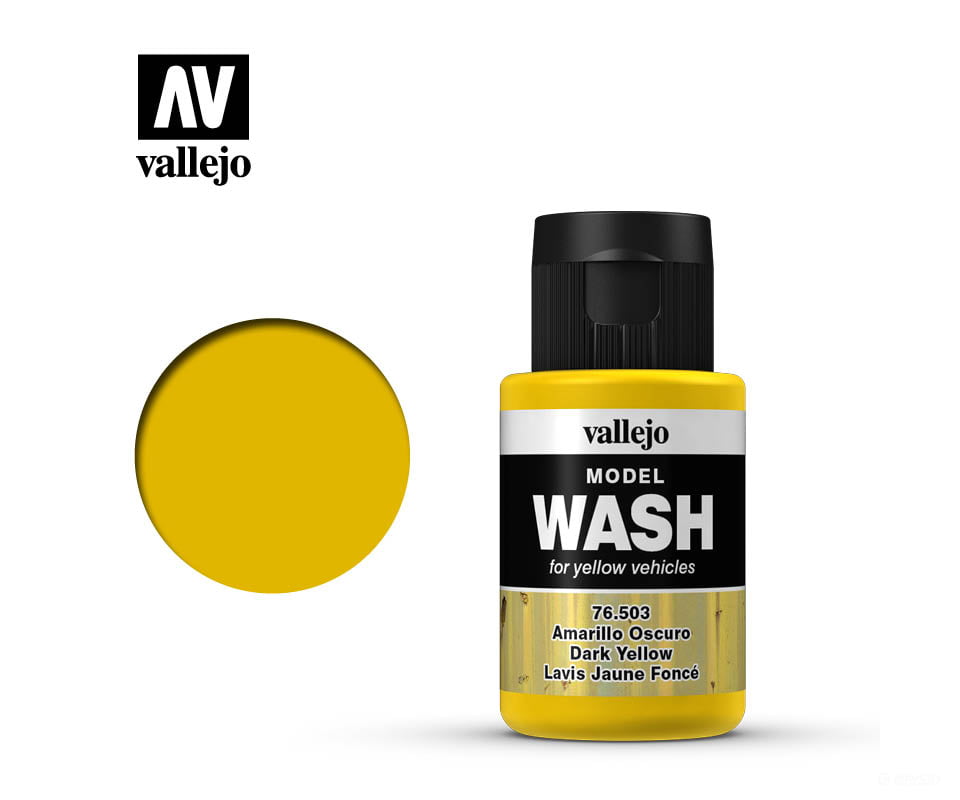 Vallejo 76503 503 Dark Yellow Wash 35Ml Weathering