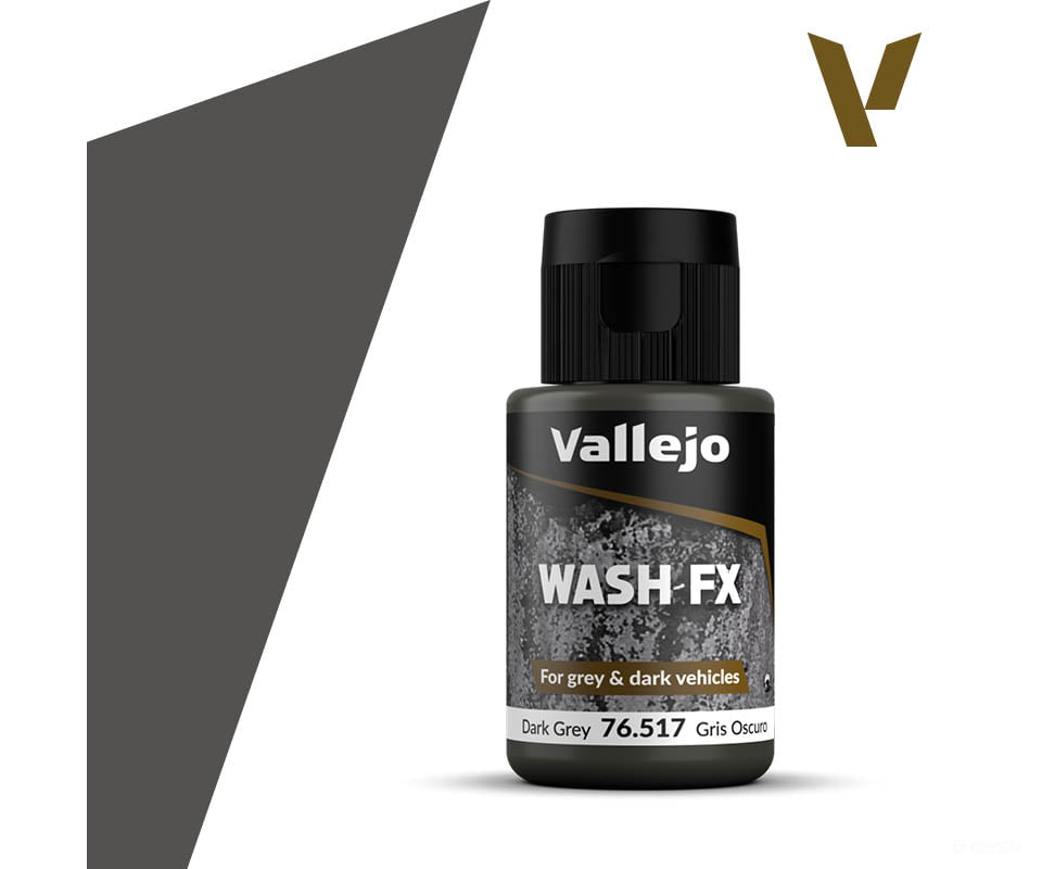 Vallejo 76517 Model Wash 35Ml - Dark Grey Weathering