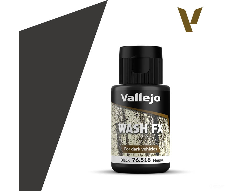Vallejo 76518 Model Wash 35Ml - Black Weathering