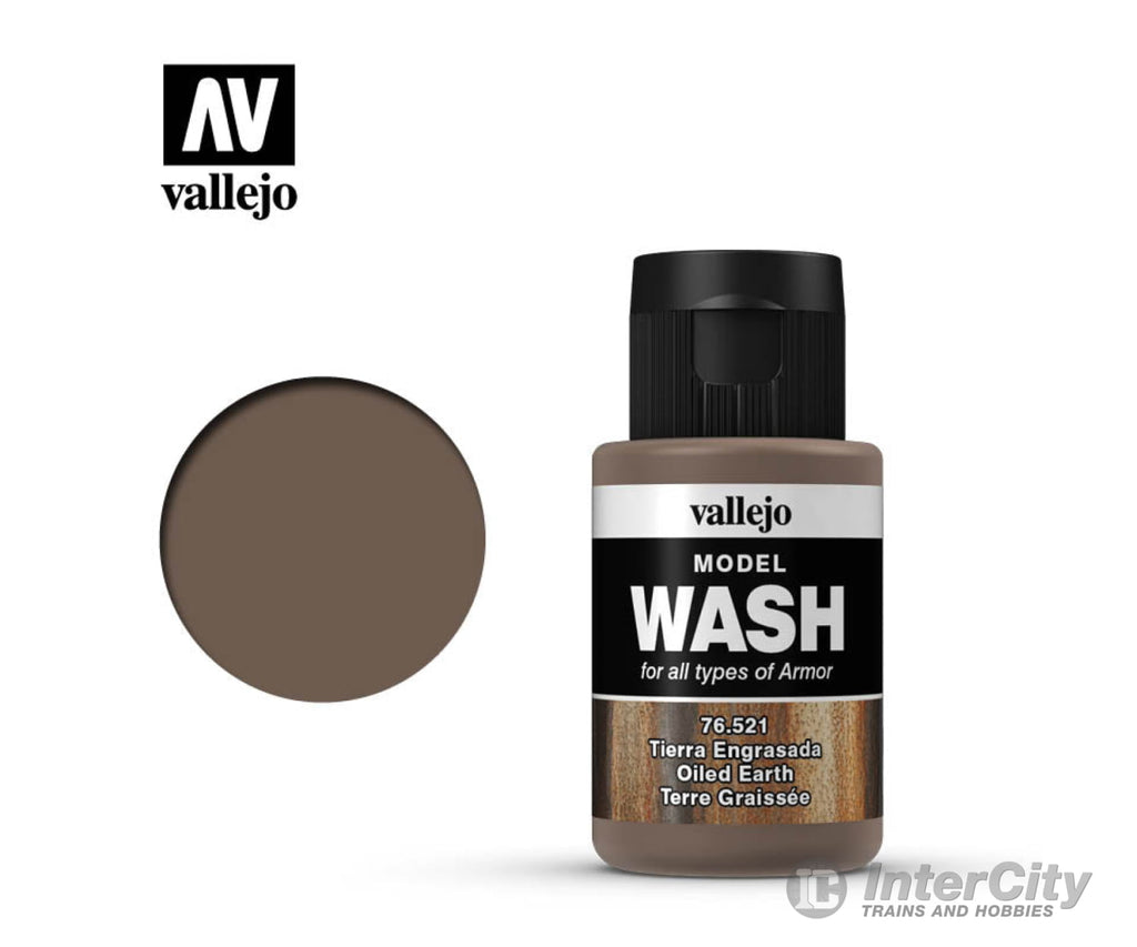 Vallejo 76521 Model Wash Oiled Earth (76.521) Weathering