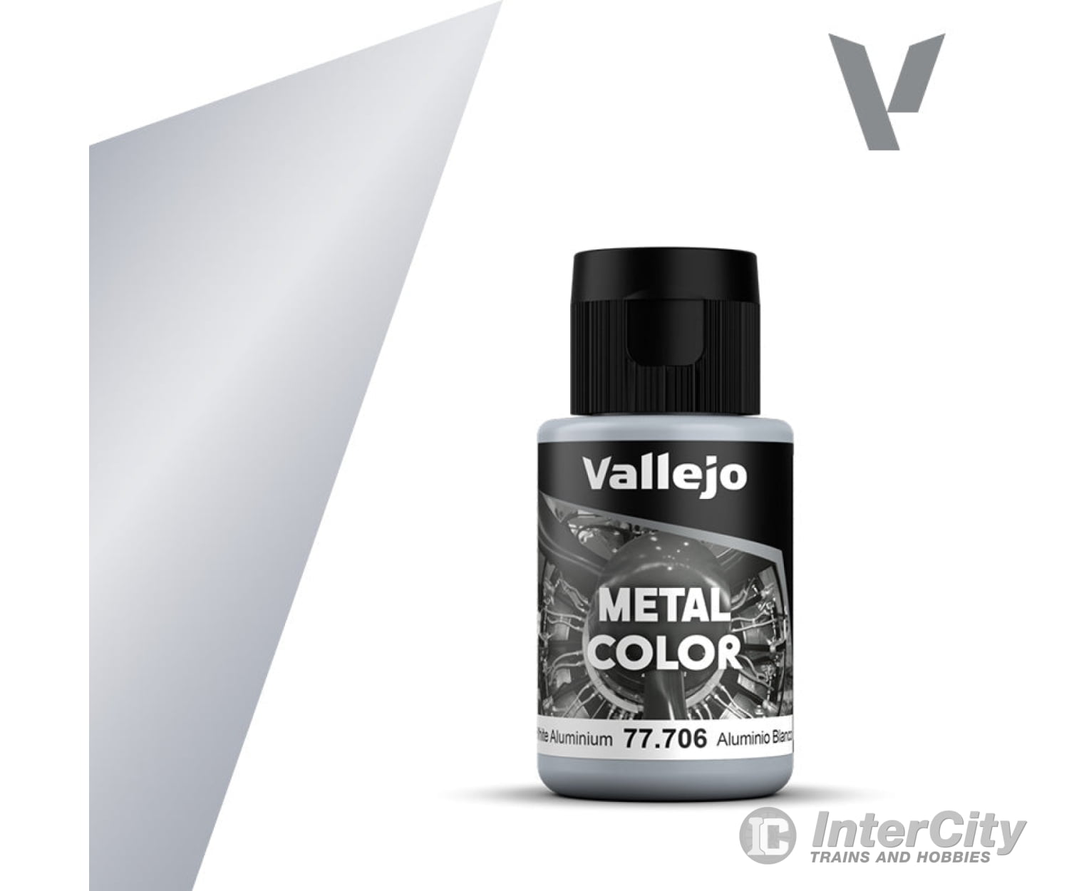 Vallejo 77706 77.706 Metal Color White Aluminum 32Ml Paint
