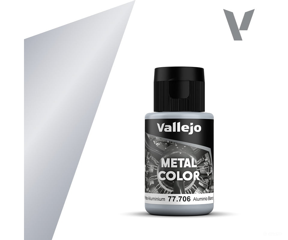 Vallejo 77706 77.706 Metal Color White Aluminum 32Ml Paint