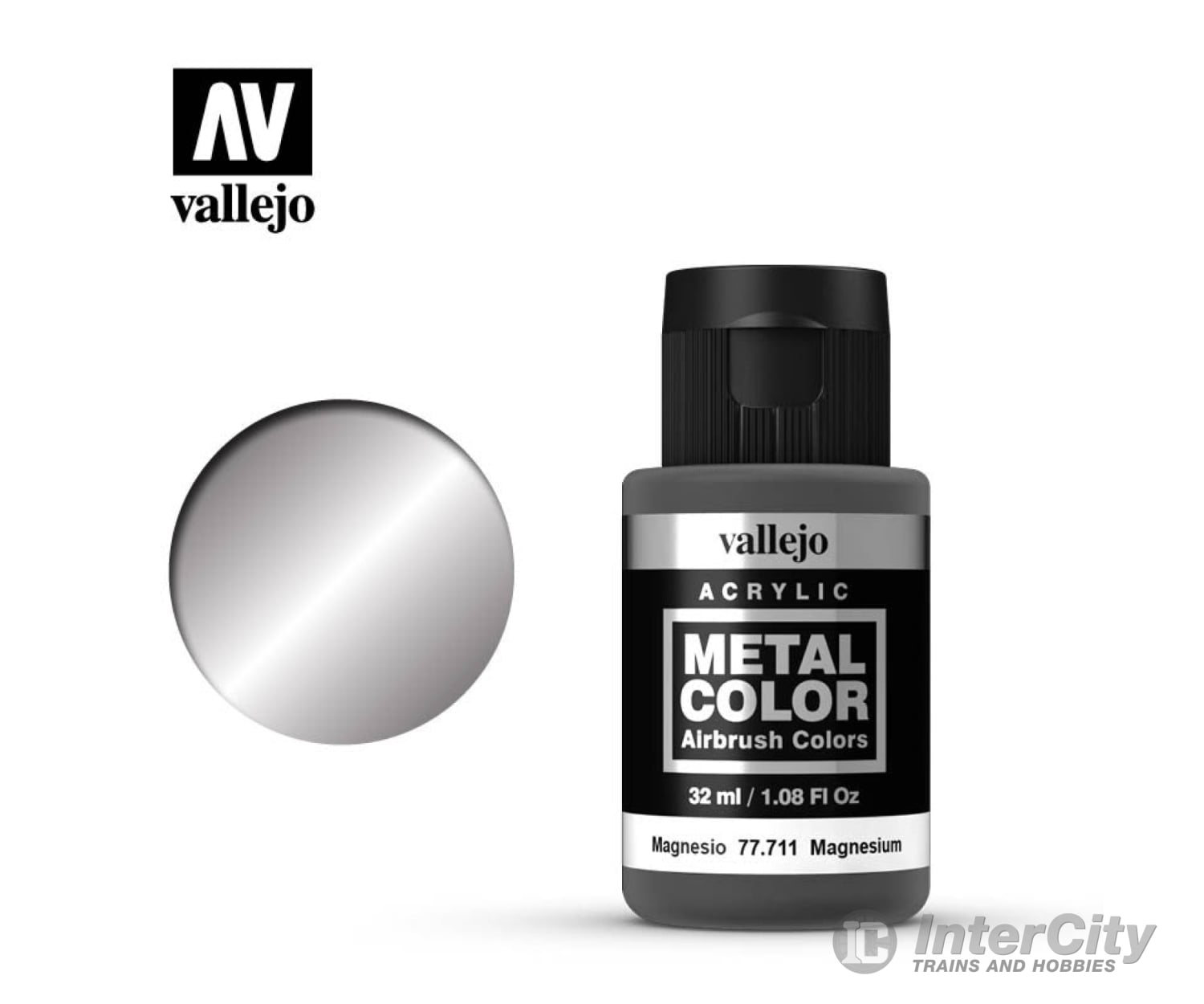 Vallejo 77711 Metal Color 77.711 Magnesium Paint