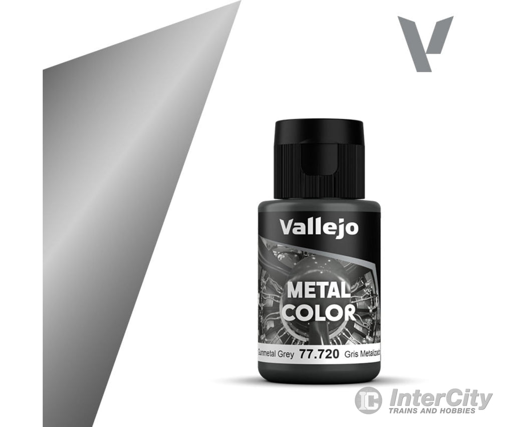 Vallejo 77720 77.720 Metal Color Genmetal Grey 32Ml Paint