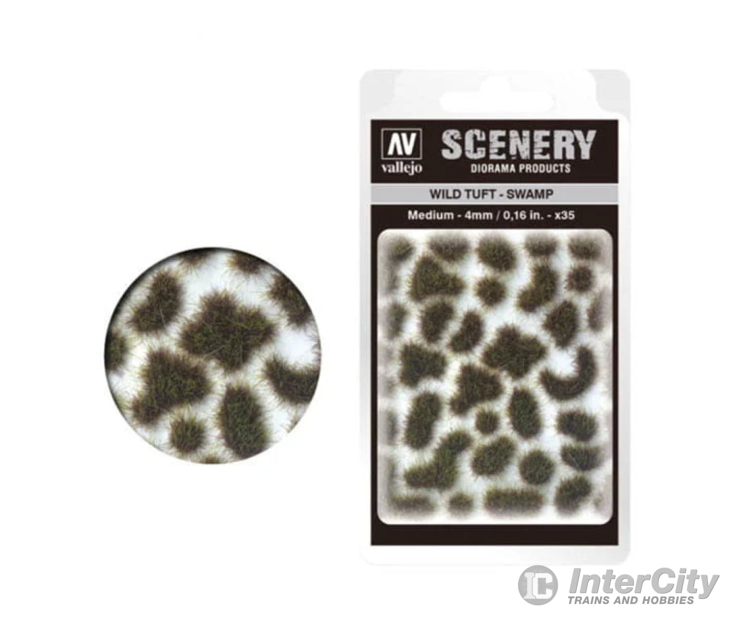 Vallejo Sc405 Wild Grass Tuft Swamp Medium 4Mm & Scenery Mats