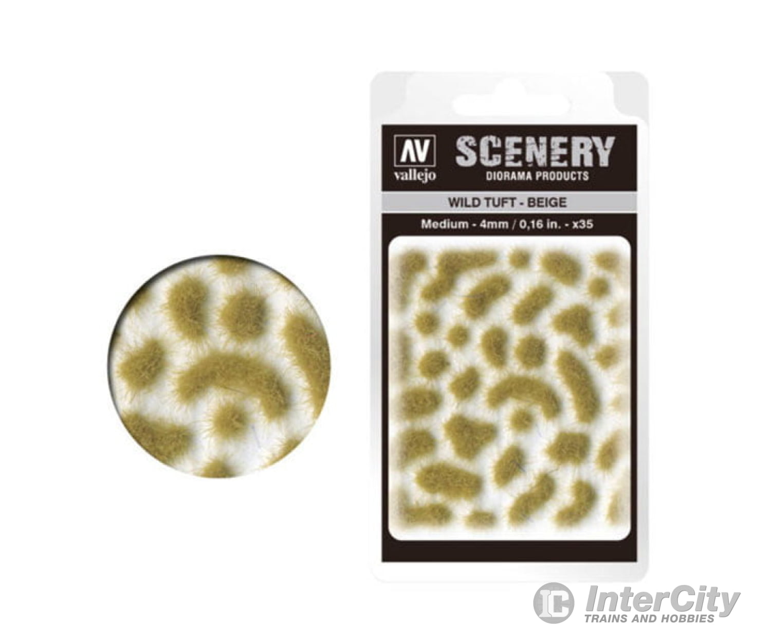 Vallejo Sc408 Wild Grass Tuft Beige Medium 4Mm & Scenery Mats