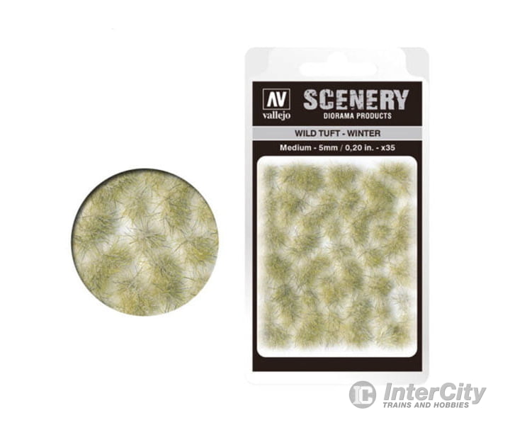 Vallejo Sc410 Wild Grass Tuft Winter Medium 5Mm & Scenery Mats