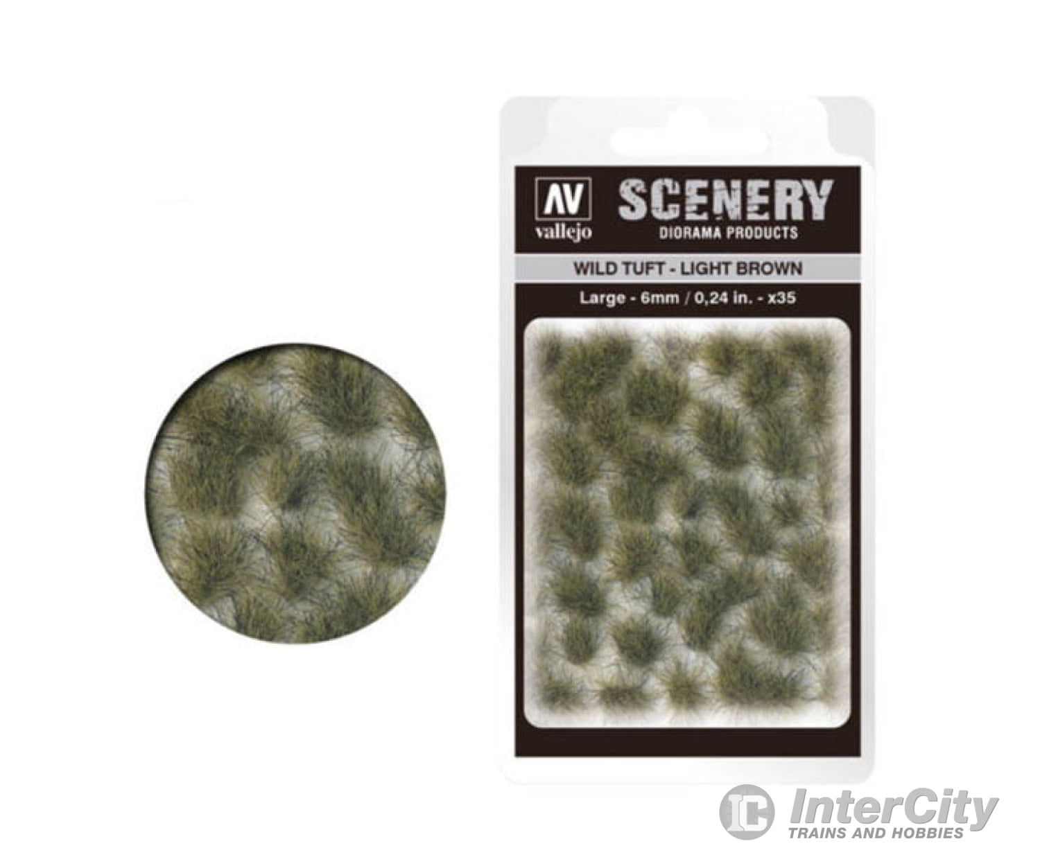 Vallejo Sc418 Wild Grass Tuft Light Brown Large 6Mm & Scenery Mats