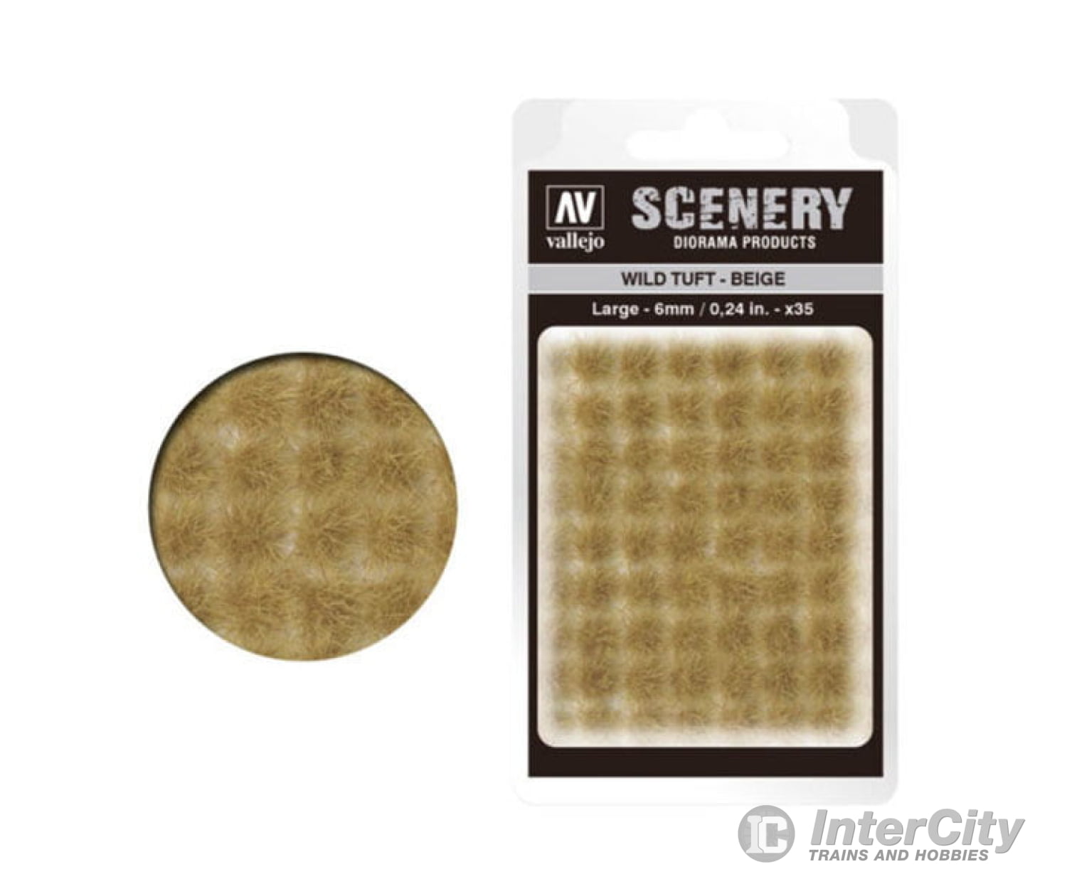 Vallejo Sc420 Wild Grass Tuft Beige Large 6Mm & Scenery Mats