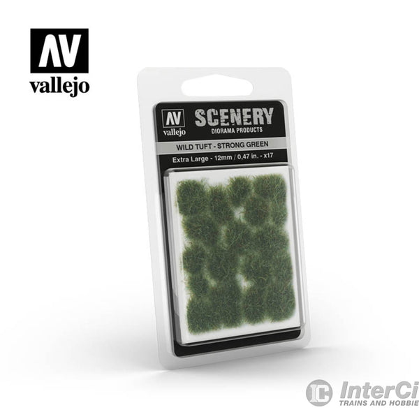 Vallejo Scenery: Wild Tufts - Strong Green 12mm Vallejo Scenery: Wild Tufts - Strong Green 12mm