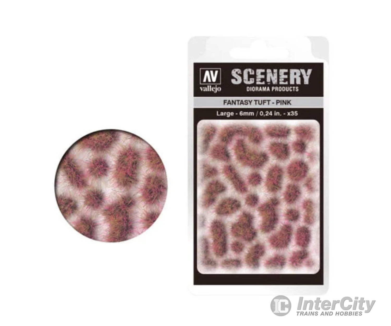 Vallejo Sc433 Fantasy Grass Tuft Pink Large 6Mm & Scenery Mats