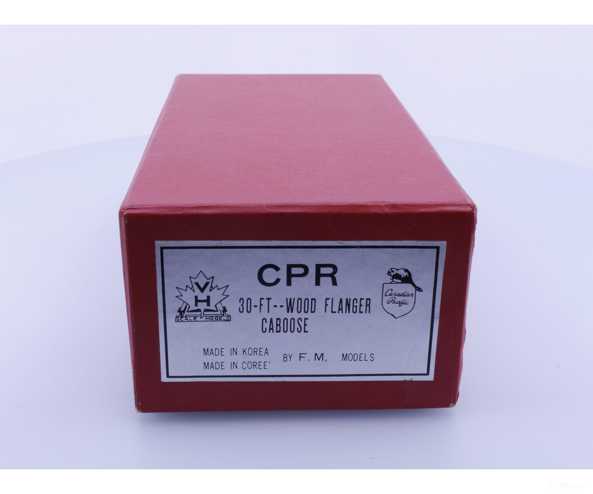 Van Hobbies 30FTWF HO Brass 30’ Wood Flanger Caboose Canadian Pacific (CP) - Freight Cars