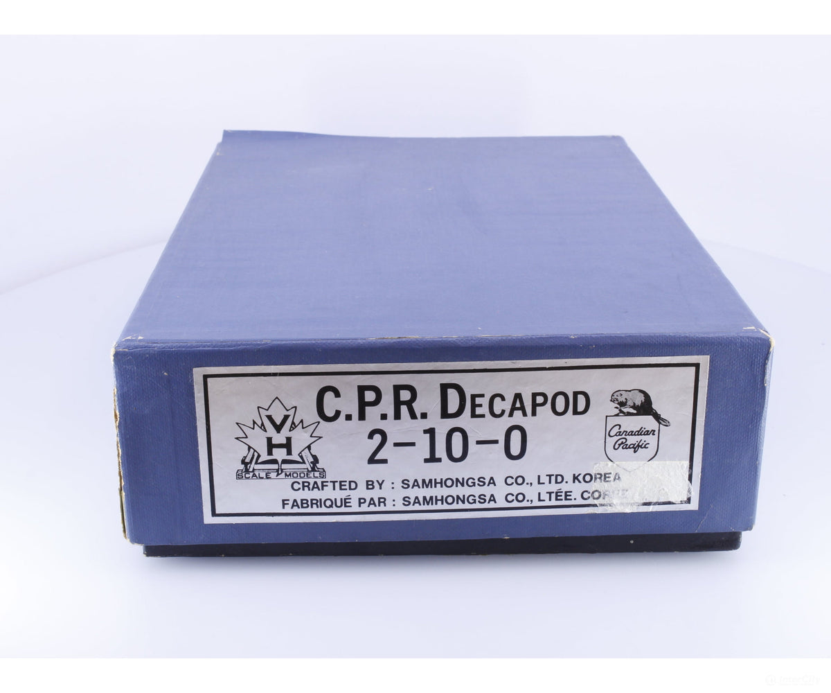 Van Hobbies 5759 HO Brass 2-10-0 Decapod Steam Locomotive Canadian Pacific (CP) 5759 Analog DC - Locomotives