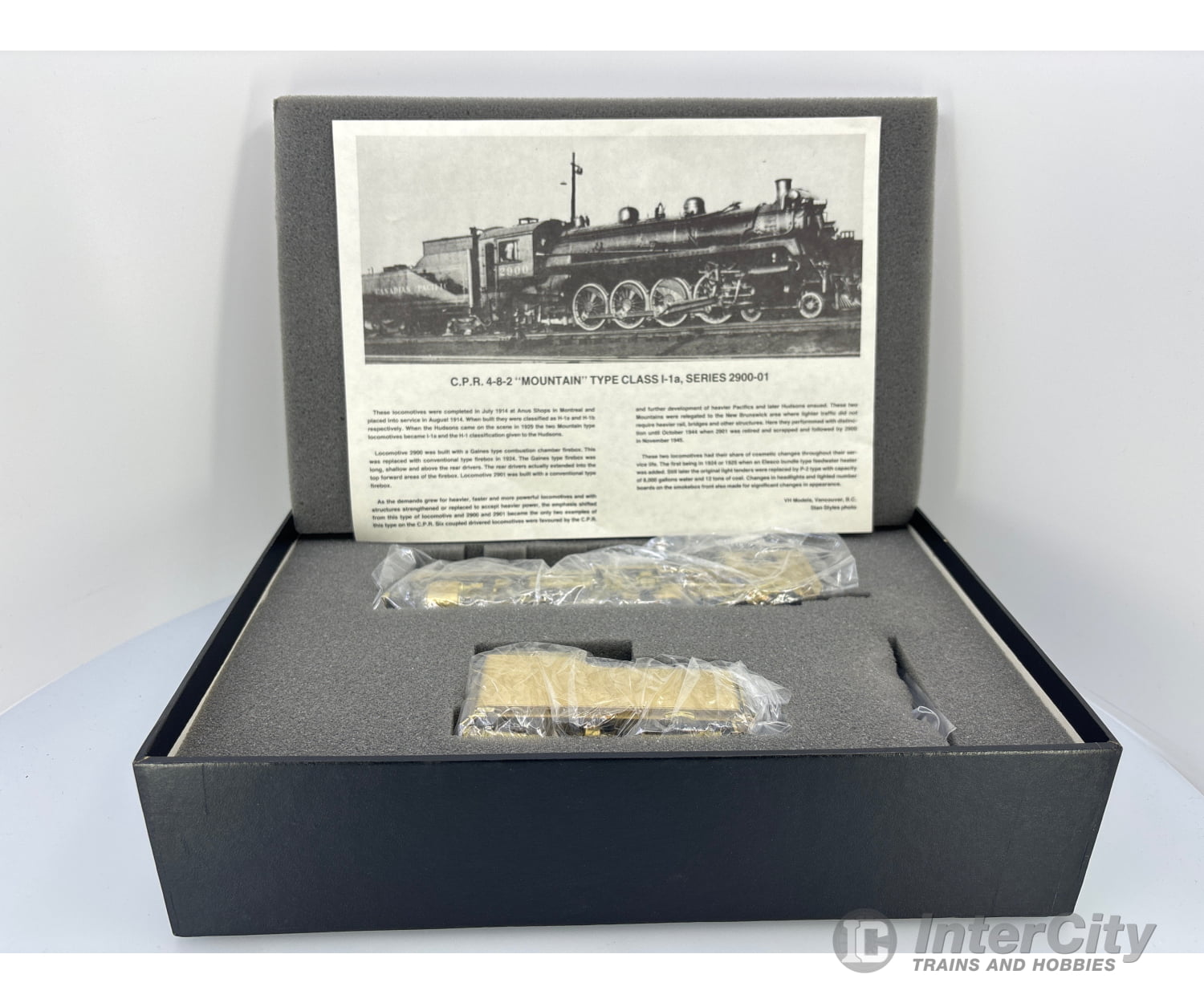 Van Hobbies Brass Ho #2900 4-8-2 I-1A Canadian Pacific Analog Dc Locomotives